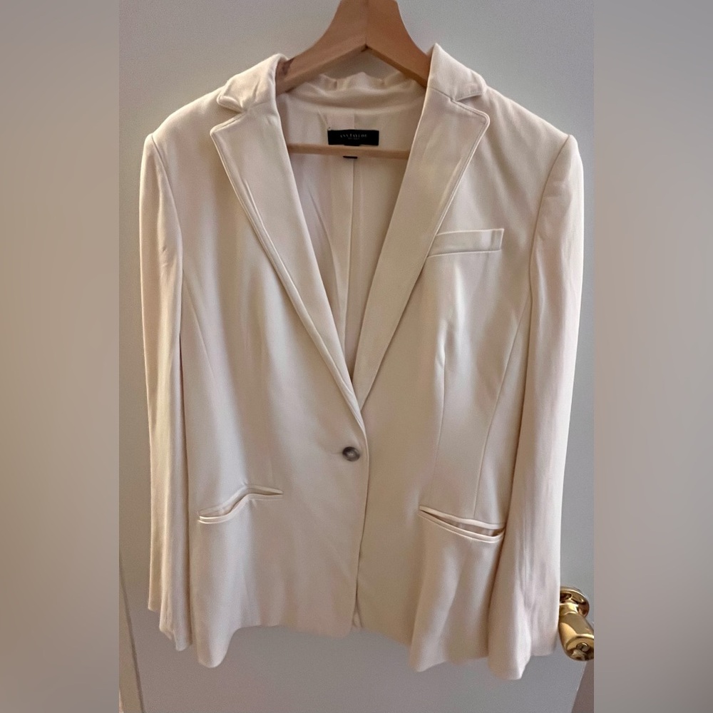 Ann Taylor Classic Cream Blazer for Women
